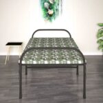 Furnshine - Metal Folding Bed with Firm Green Mattress | Space-Saving Portable Bed for Home & Guests - Image 5