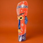 Furnshine - Wall Mask Nazar Battu | 15 Inch African Tribal Wood Mask - Egyptian Hanging Decor for Home Entrance, Door, Balcony - Buy Nazar Battu Online - Image 6