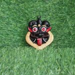 Furnshine - Wooden Black Mahakal Face Mask Nazar Battu- Wall Hanging for Evil Eye Protection Suitable for Home, Office, Shop - Image 6