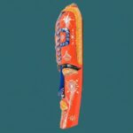 Furnshine -Vibrant Wooden Tribal Wall Mask Nazar Battu for Home Entrance & Living Room Wall Decor – 18 inch Handcrafted African-Style Face Hanging - Image 7