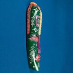 Furnshine - Nazar Battu Green Tribal Wooden Wall Mask | 18 Inch Handcrafted African Egyptian Face Hanging - Material Wood Home Entrance Door Living Room Balcony Decor - Image 7