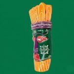 Furnshine - Set of 4 African Tribal Wooden Face Masks | Nazar Battu Wall Hanging Decor - Handcrafted Multi-Color (Green, Orange, Blue, Purple) for Home Entrance, Living Room - Buy Online - Image 7