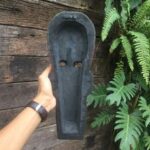 Furnshine - Wall Mask Nazar Battu | 15 Inch African Tribal Wood Mask - Egyptian Hanging Decor for Home Entrance, Door, Balcony - Buy Nazar Battu Online - Image 9