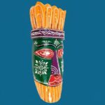 Furnshine - Set of 4 African Tribal Wooden Face Masks | Nazar Battu Wall Hanging Decor - Handcrafted Multi-Color (Green, Orange, Blue, Purple) for Home Entrance, Living Room - Buy Online - Image 9