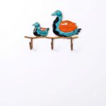 Furnshine - Abilene Iron Painted Mother & Baby Duck Holder (3 Hooks) | Decorative Tabletop Home Accent - Image 3