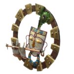 Furnshine - Bentley Golden Round Krishna Wall Decor | Decorative LED Wall Art - Image 4