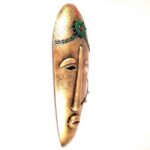 Furnshine - Newt Antique Tribal Face Metal Wall Art - Image 4