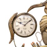 Furnshine - Leigh Golden Krishna Wall Clock | Decorative Metal Wall Art for Home - Image 4
