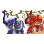 Furnshine - Elliot Antique 3 Elephant Iron Key Holder with 4 Hooks | Handcrafted Wall Key Organizer for Home & Office - Image 5
