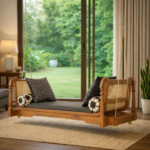 Modern Mango Wood Swing for Home - Image 2