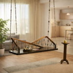 Handmade Wooden Swing For Home