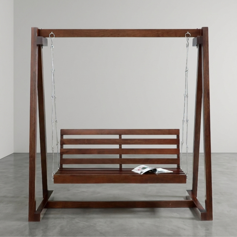 1-12 Mango Wooden Swing for Home - Image 1