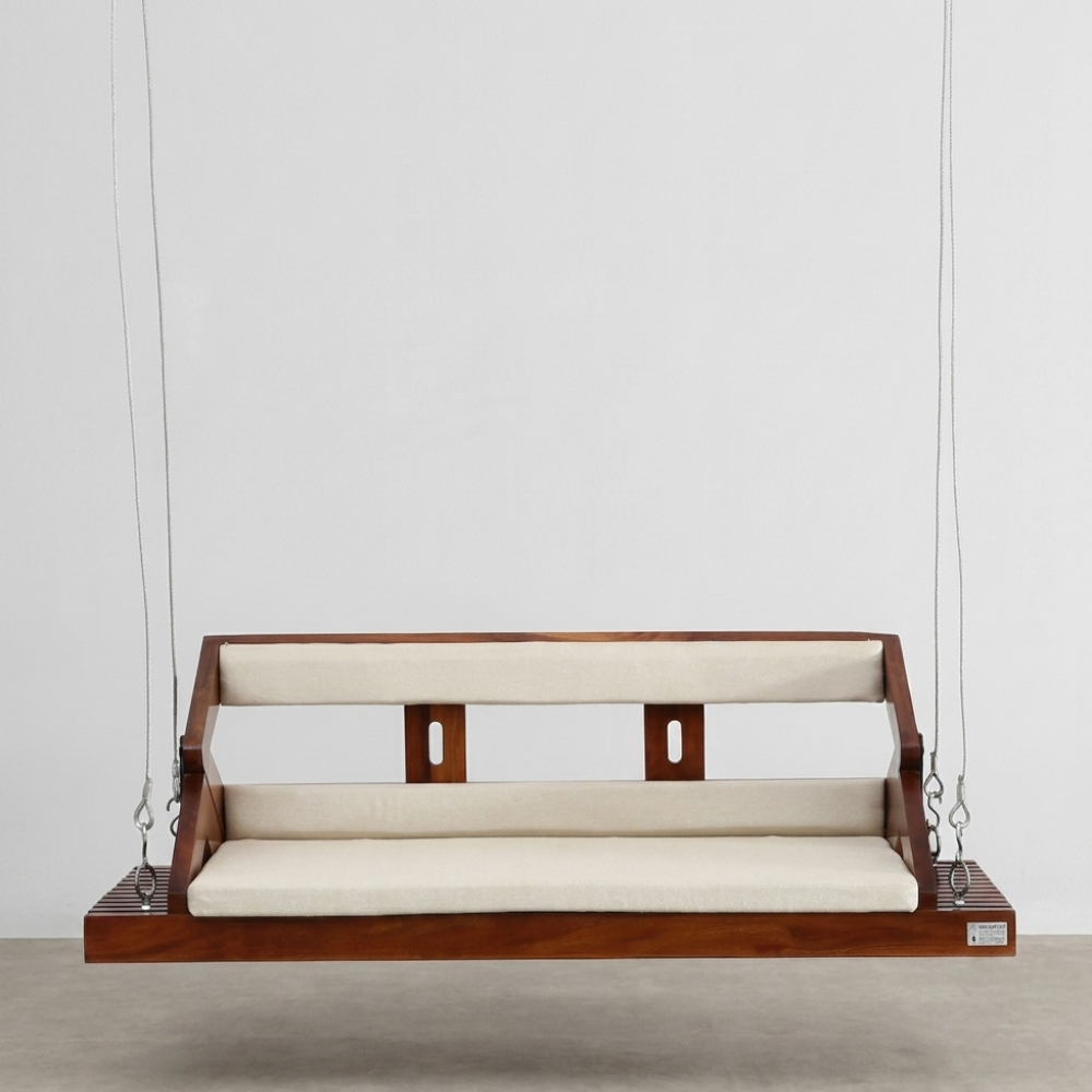 1-13 Solid Wooden Reversible Swing in Walnut - Image 1