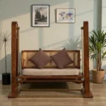 Handcrafted Wooden Swing For Home
