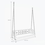 Handcrafted Wooden Swing for Home - Image 10
