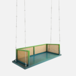 Mango Wooden Swing for Home In Green Color - Image 6