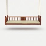 Honey Wooden Swing Chair for Home - Image 2