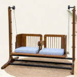2 Seater Wooden Floor Swing - Image 2