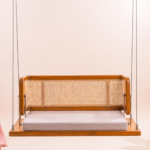 Natural Wooden Cane Reversible Swing