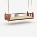 Honey Wooden Swing Chair for Home - Image 3