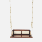 Sheesham Wooden Cane Swing for Home - Image 3