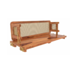 Modern Wooden Cane Swing for Home - Image 3