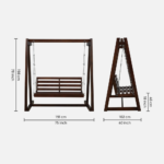 Mango Wooden Swing for Home - Image 10