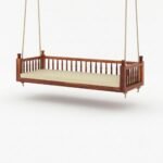 Honey Wooden Swing Chair for Home - Image 4
