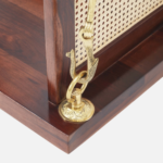 Sheesham Wooden Cane Swing for Home - Image 8