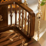 Handcrafted Wooden Swing for Home - Image 4