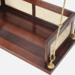 Sheesham Wooden Cane Swing for Home - Image 7