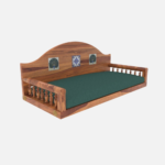 Traditional Tiled Handmade Wooden Swing for Home - Image 4