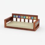Honey Wooden Swing for Home with Tile Fitted - Image 6