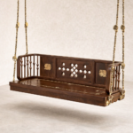 Handcrafted Wooden Swing for Home - Image 2