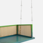 Mango Wooden Swing for Home In Green Color - Image 7