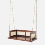 Sheesham Wooden Cane Swing for Home - Image 4