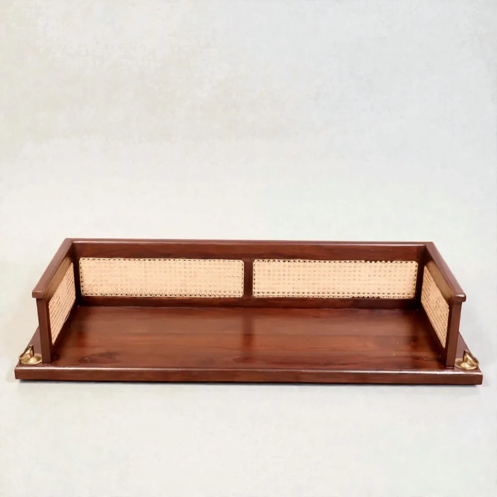 IMG_2874_ad66369a-54dd-498d-bdab-94804c817cf4-1 Wooden Cane Reversible Swing for Home - Image 1
