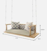 Natural Wooden Swing for Home or Living Room - Image 5