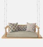 Natural Wooden Swing for Home or Living Room - Image 4