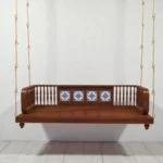 Traditional Wooden Swing Jhula For Home - Image 2