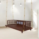 Traditional Wooden Swing Jhula For Home - Image 3