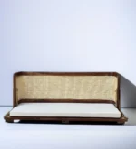 Natural Wooden Reversible Rattan Swing ( Jula ) - Image 3